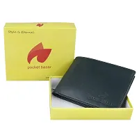 pocket bazar Men's Wallet Green Artificial Leather Wallet Multi Card Slots (10 Card Slots)-thumb2