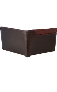 Pocket Bazar Men Casual Leather Wallet (Brown)-thumb1