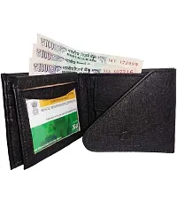 pocket bazar Men Casual Black Artificial Leather Wallet (5 Card Slots)-thumb1