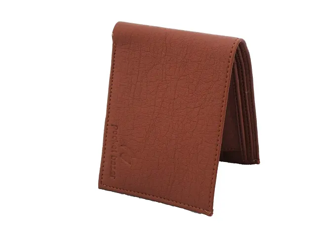 pocket bazar Men's wallet color Artificial leather