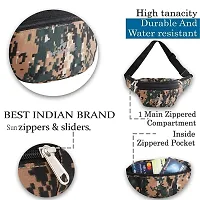 Pocket Bazar Waist  Chest Bag (Grey and Green)-thumb3