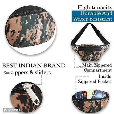 Pocket Bazar Waist  Chest Bag (Grey and Green)-thumb4