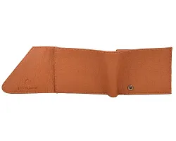 Pocket Bazar Men's wallet || Tan color || Leather Wallet for Men || multicard slots || 1 Coin Pocket || Hidden Compartment-thumb1