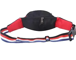 Pocket Bazar Waist  Chest Bag (Black  Red) Sporty Look-thumb2