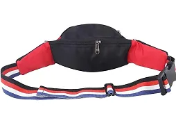 Pocket Bazar Waist  Chest Bag (Black  Red) Sporty Look-thumb3