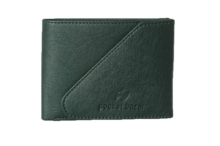 Stylish Artificial Leather Solid Wallet For Men