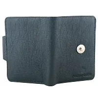 pocket bazar Men's Wallet Green Artificial Leather Wallet (10 Card Slots)-thumb4