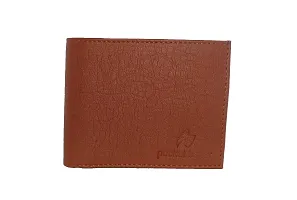 Pocket Bazar Men's wallet || Tan color || Leather Wallet for Men || multicard slots || 1 Coin Pocket || Hidden Compartment-thumb3