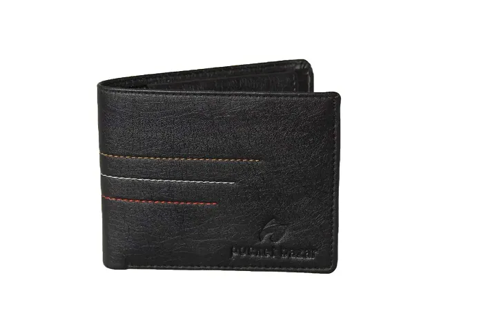 Stylish Artificial Leather Solid Wallet For Men