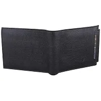 Pocket Bazar Men Purses || Casual || Artificial || Leather Wallet || 7 Card Slots || Wallet for Men (Black-01)-thumb3