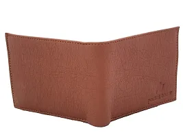 pocket bazar Men's wallet Tan color Artificial leather-thumb3