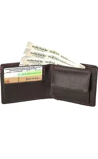 Pocket Bazar Men Casual Leather Wallet (Brown)-thumb2