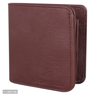 Pocket Bazar Men Casual Artificial Leather Wallet (Brown)