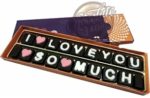 Classic Chocolate Box Gift Pack For Birthday, Valentine Day Husband -Handmade Chocolates Bars (200 G)-thumb1