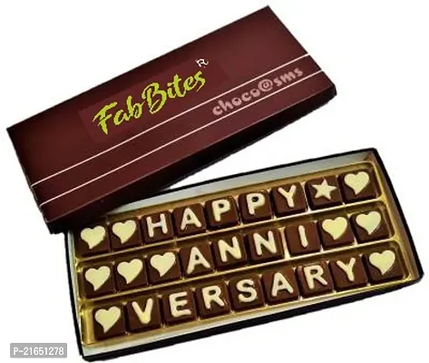 Classic Happy Anniversary Chocolate Message Bars (1 Units)