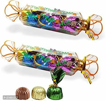Classic Chocolates In Candy Shape Printed Gift Box (100 Grams) (Pack Of 2, 5 Chocolates Each Pack)