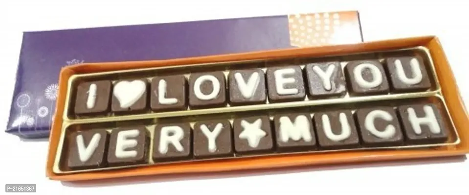 Classic Valentine Chocolate Gift For Girlfriend Boyfriend, Husband, Wife- Love Chocolate Bars (100 G)