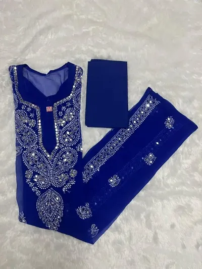 Stylish Chikan Embroidery Kurta For Women