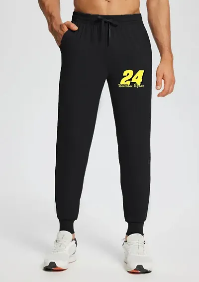 Stylish Blend Regular Track Pant For Men