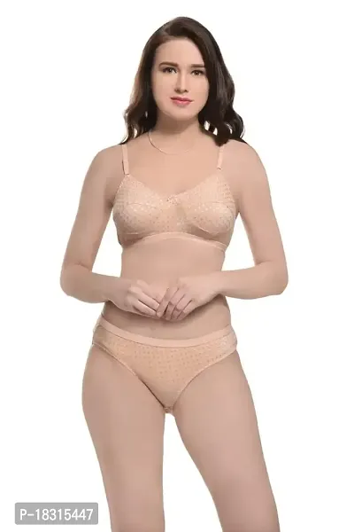 BB Enterprises - Women's Cotton Non Padded  Non-Wired Lingerie Set