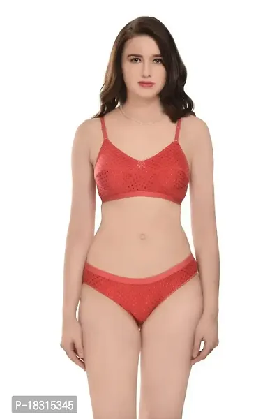 BB Enterprises - Women's Cotton Non Padded  Non-Wired Lingerie Set