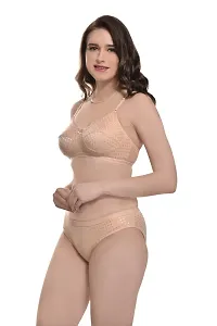 BB Enterprises - Women's Cotton Non Padded  Non-Wired Lingerie Set-thumb3