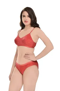 BB Enterprises - Women's Cotton Non Padded  Non-Wired Lingerie Set-thumb3