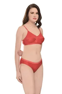 BB Enterprises - Women's Cotton Non Padded  Non-Wired Lingerie Set-thumb4