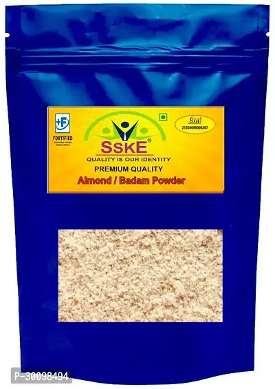 SSKE No Added Sugar Without Preservatives 100% Pure California Almond Powder/Badam Powder 250 gm