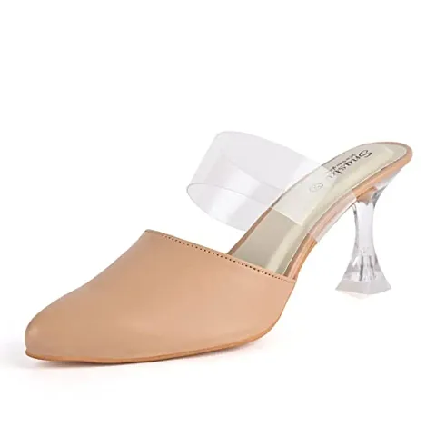 Stylish Synthetic Solid Pumps For Women