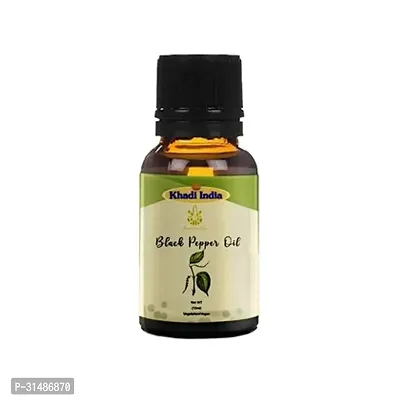 Black Pepper 100% Pure  Natural Essential Oil Undiluted - 15 ML for Hair, Skin, Massage  Aromatherapy