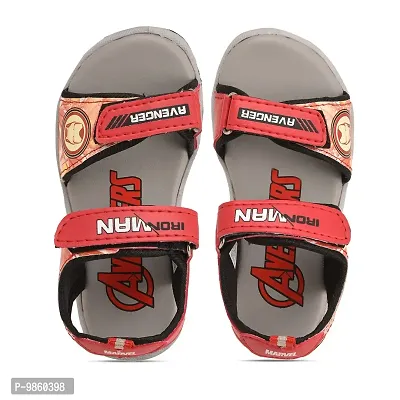 Marvel Avengers by toothless Kids Boys Red Sports Sandals-3UK ( MAPBSS3079 )-thumb0