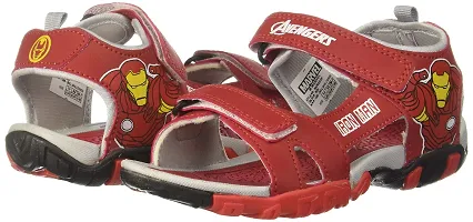 Avengers Boy's Red Outdoor Sandals-11 Kids UK (30 EU) (MAPBSS2297)-thumb1