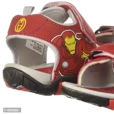Avengers Boy's Red Outdoor Sandals-11 Kids UK (30 EU) (MAPBSS2297)-thumb3