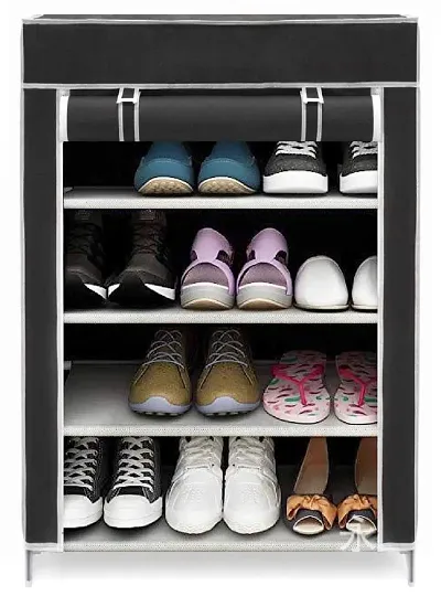 CMerchants Multi Utility Shoe Rack/Wardrobe Cabinet 4 LAYER