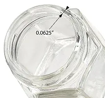 BEAU ENTERPRISE 200 ml hexagonal kitchen storage container jars transparant ( pack of 12 )-thumb4