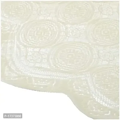 Rudrakash Textile Cotton 5 Seater Sofa Cover Set|Premium Cotton  Geometric Design|6 Pieces Arms Cover Included| Pack of 16 (Cream)-thumb4