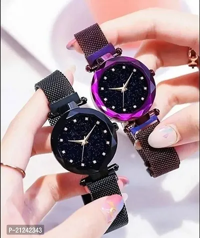 Stylish Multicoloured Metal Analog Watches For Women-thumb0