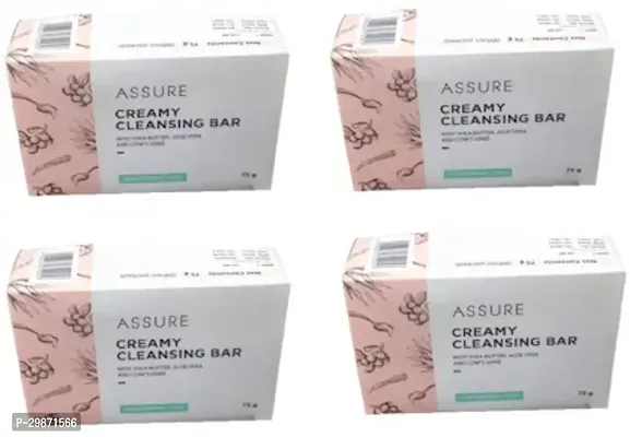 Assure Creamy Cleansing Bar- 75 Grams Each, Pack Of 4