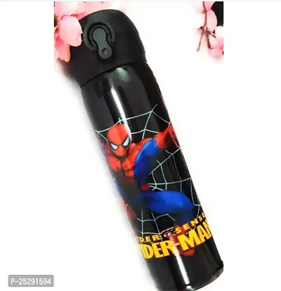 Superhero Spider Stainless Steel Thermos Flask Steel Insulated Double Wall Flask Vacuum Bottle for Kids , Boys and Girls for Kids 500 ml (Set of 1, Multicolor)-thumb0