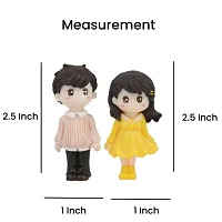 High Quality Cute Spring Couple Miniature- Best for Gifting and Home Decor - Height 2.5 Inches-thumb3