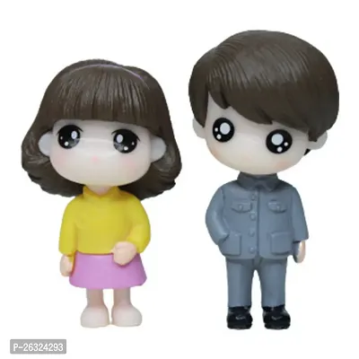 Young Cute Couple Miniature Set- Best for Gifting and Home Decor, 2 Inch Height-thumb3