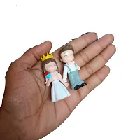 King and Queen Couple Miniature Showpiece- 2.3 Inch Height- Best for Home Decor, Garden Decor, Car Decor and Gifting-thumb3