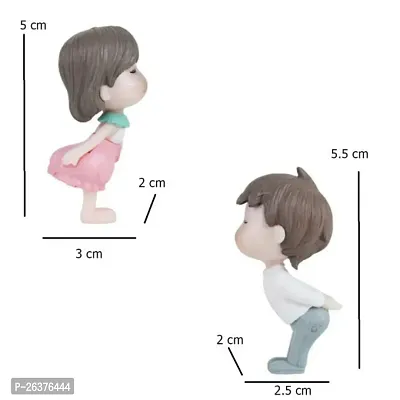 High Quality Cute Kissing Couple Miniature- 2 Inch Height, Perfect for Gifting, Garden Decor and Home Decore-thumb4