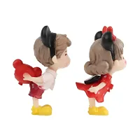 Kissing Couple Miniature Showpiece- Best for Gifting, Home Decor and Car Decor- 2 inch height each-thumb2