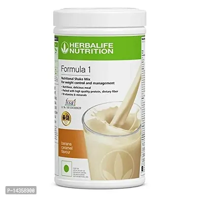 Herbalife Formula one Nutritional Shake Mix Banana Caramel - 500 gm-thumb0