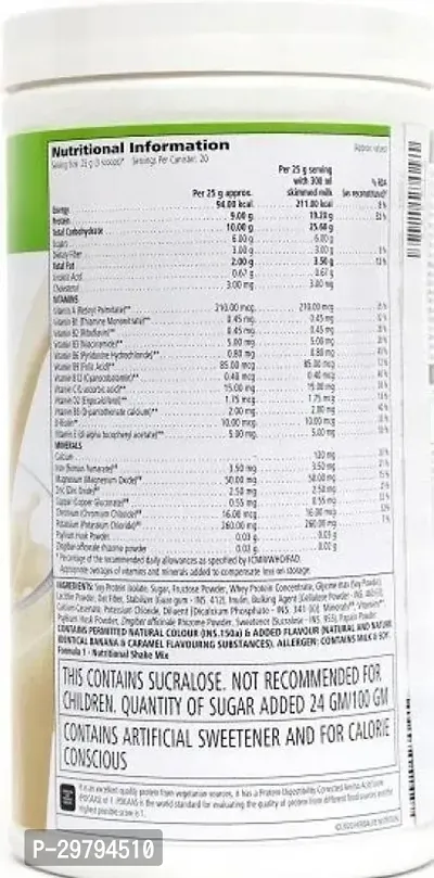 Herbalife Nutrition Weight Loss Combo Pack New Shake Mate with Formula 1 Vanilla Flavor (1000 Gm) Protein Shake (500 G, 500 G, Vanilla, Unflavored)-thumb3