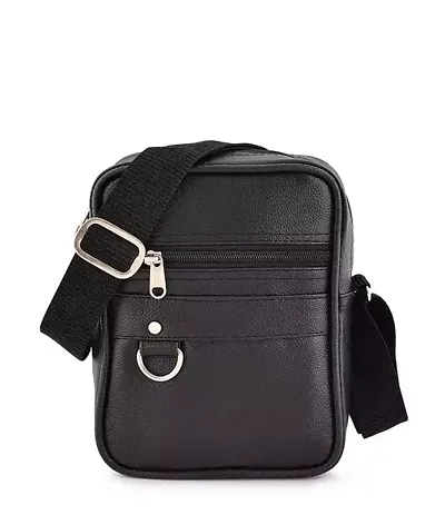 Trendy Faux Leather Cross-body Bag