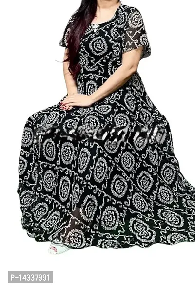 Mohit Womens Wear Present Georgette Digital Printed Anarkali Gown For Women