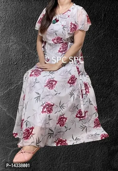 Mohit Womens Wear Present Georgette Digital Printed Anarkali Gown For Women